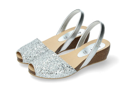 CLASSIC WEDGE ABARCAS GLITTER DISCO