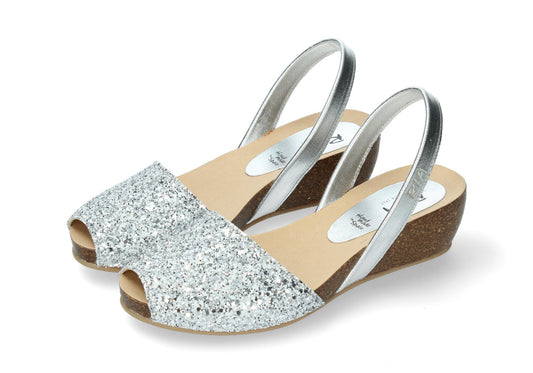 CLASSIC WEDGE ABARCAS GLITTER DISCO