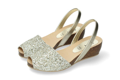 CLASSIC WEDGE ABARCAS GLITTER DAY