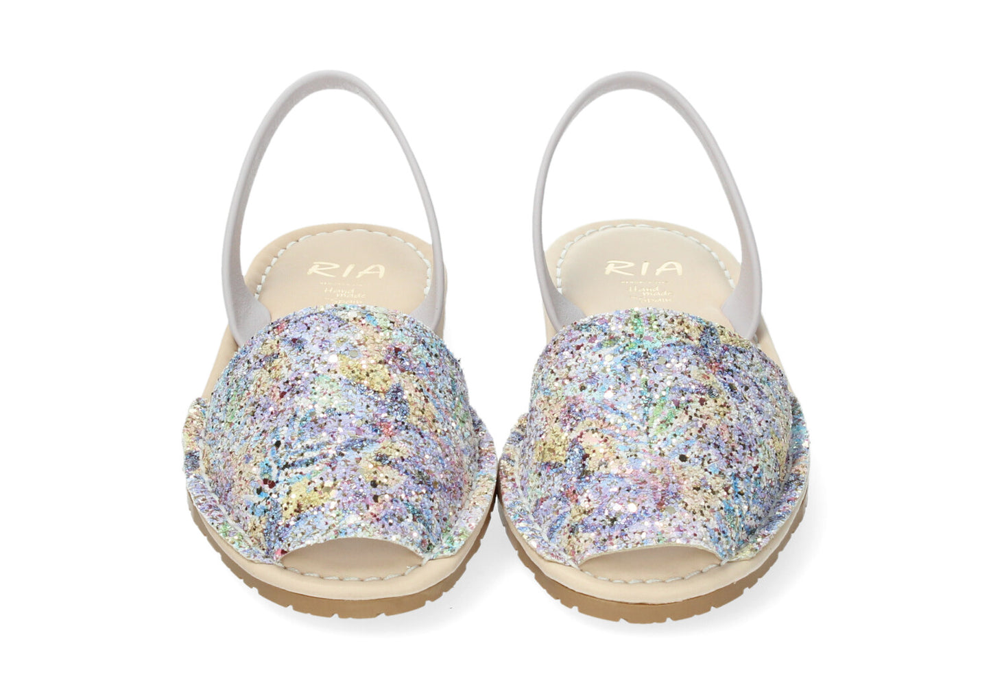 KIDS CUSHIONED ABARCAS GLITTER FESTIVAL LAVANDER