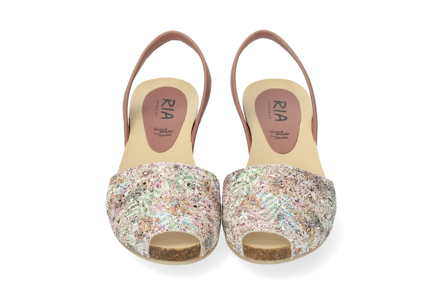 CLASSIC WEDGE ABARCAS GLITTER FESTIVAL BROWN