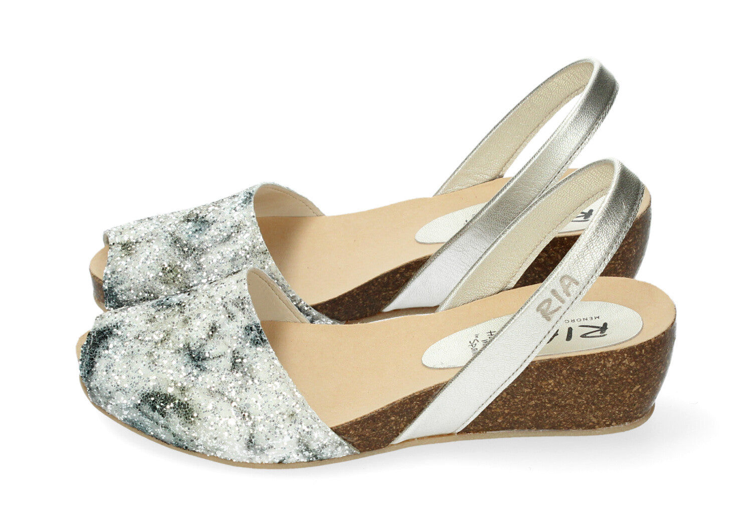 CLASSIC WEDGE ABARCAS GLITTER ALEGRIA