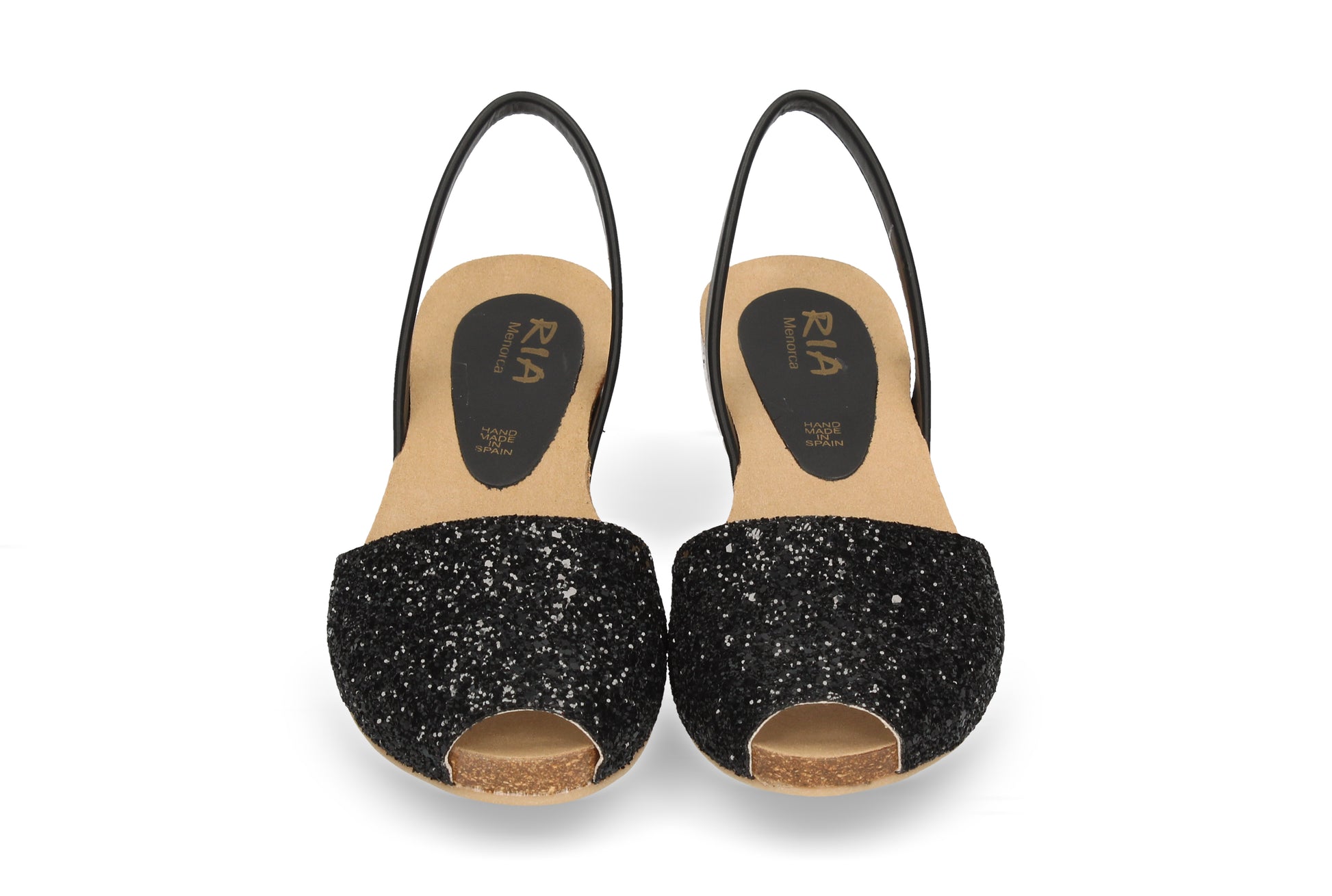 CLASSIC WEDGE ABARCAS GLITTER BLACK