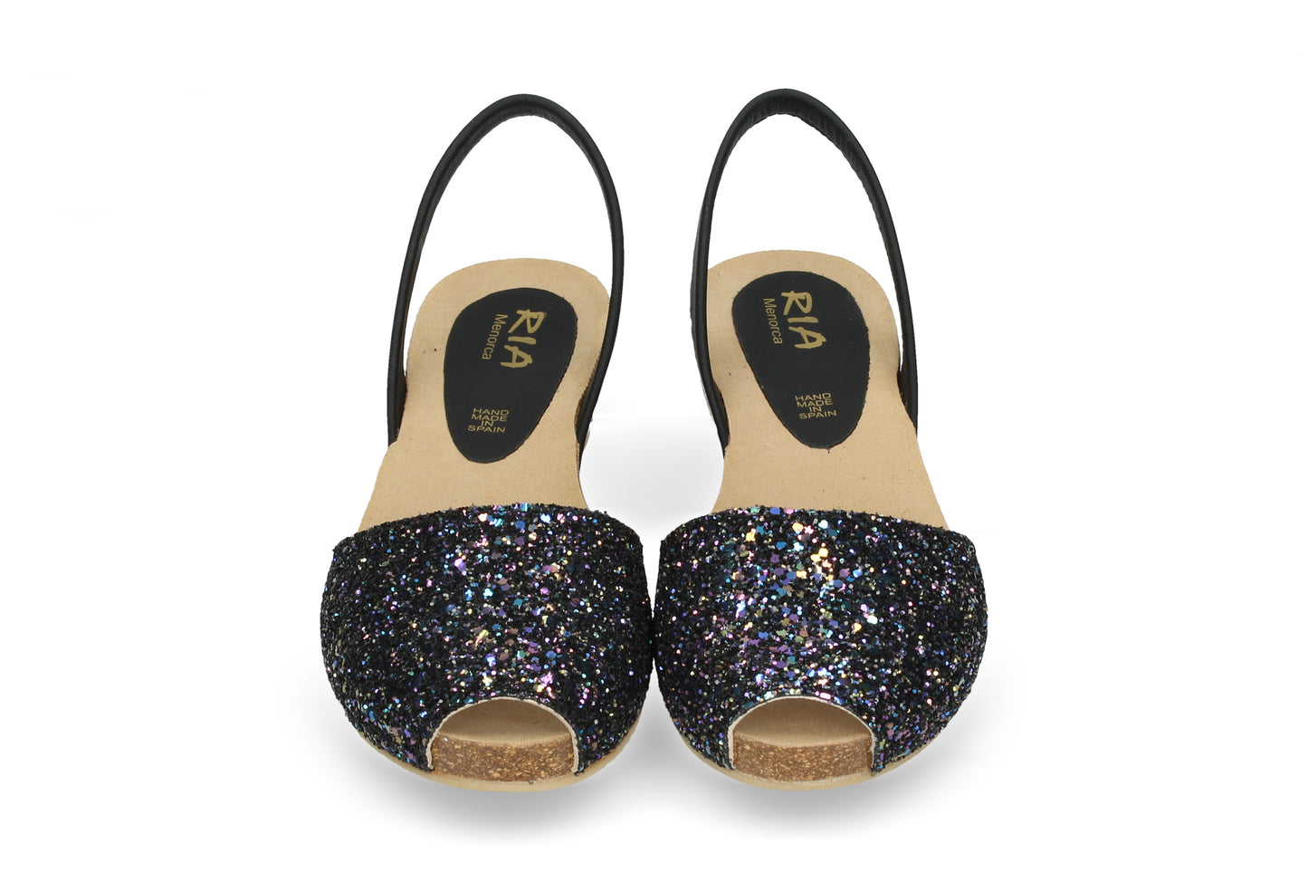 CLASSIC WEDGE ABARCAS GLITTER MULTI BLACK