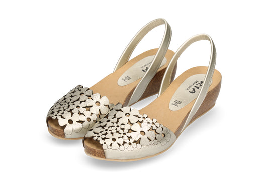 CLASSIC WEDGE ABARCAS ELDA PEARL