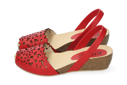 CLASSIC WEDGE ABARCAS ELDA RED