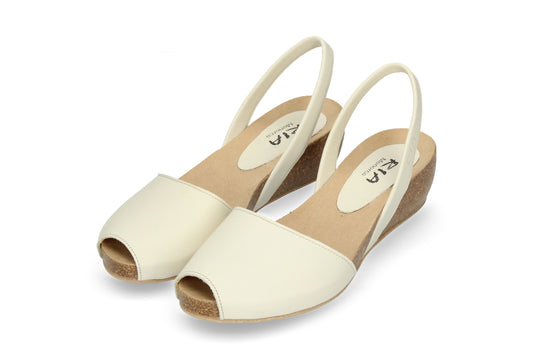 CLASSIC WEDGE ABARCAS HAWAIIAN WHITE