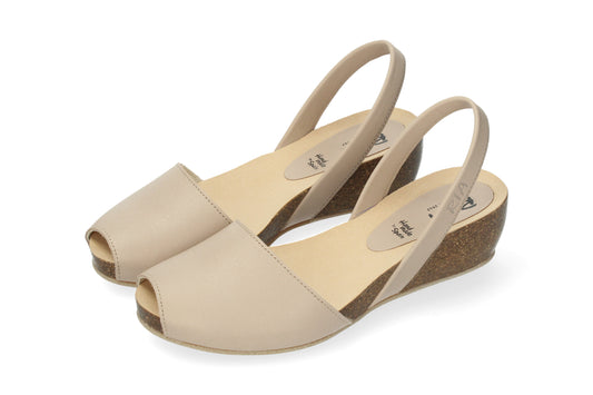 CLASSIC WEDGE ABARCAS MALLORCA BEIGE